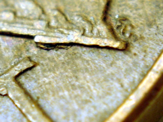 1960-D-Small-Date-Lincoln-Memorial-Cent--Die-Chips-And-?